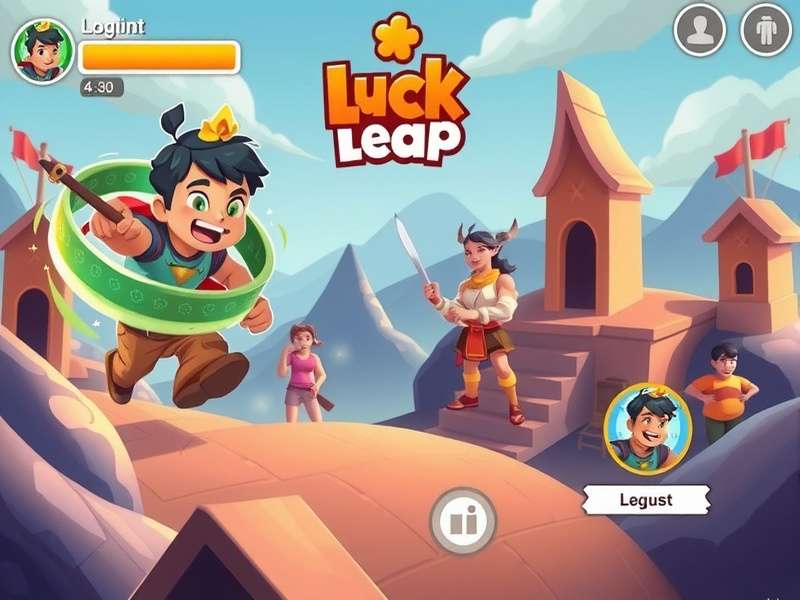 Luck Leap gameplay screenshot showing interface and characters